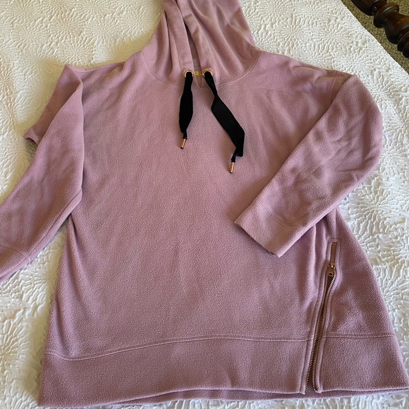 Women's Lavender Cozy Fleece Hoodie - Picture 1 of 12